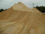 Строительный песок навалом от 3м3