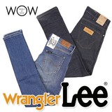Wrangler&Lee джинсы для мужчин и женщин оптом Новое поступление!