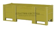 Крупногабаритный контейнер 2160х800х740 мм сплошной (Желтый)