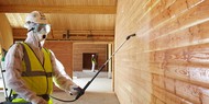 Услуги обработки древесины защитными покрытиями