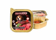 Мясной корм с говядиной и печенью для собак «Мяснофф»