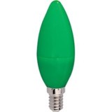 Лампа светодиодная Ecola свеча E14 6W Зеленая матовая 100x37 C4TG60ELY