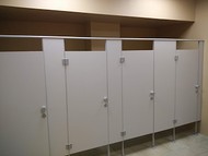 Сантехнические перегородки для туалетов из ПВХ