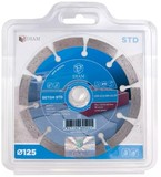 Алмазный диск DIAM бетон STD 125x2.2x10х22.2