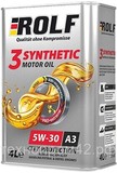 Синтетическое моторное масло ROLF 3-SYNTHETIC 5W-30 1л