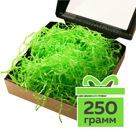 Бумажный наполнитель «Салатовый», гофрированный, 250 г Циркон