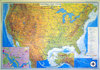 Карта Соединенных Штатов Америки общегеографическая