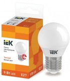 Лампа светодиодная IEK шар G45 E27 9W(810lm) 3000К 3K ECO LLE-G45-9-230-30-E27