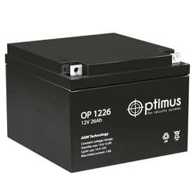 Аккумулятор OP 1226 Optimus 12В 26Ач