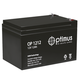 Аккумулятор OP 1212 Optimus 12В 12Ач