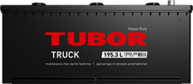 Аккумулятор TUBOR TRUCK 6СТ-195.3 L