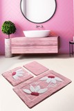 Комплект ковриков для ванной DO&CO (60Х100 см/50x60 см) DAISY