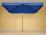Зонт прямоугольный уличный 2х3 метра синий