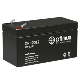 Аккумулятор OP 12012 Optimus 12В 1,2Ач
