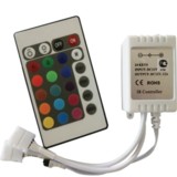 Контроллер для светодиодных RGB лент Ecola 12V 144W 12A c ИК пультом CRS144ESB