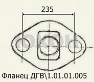 Фланец ДГВ 1.01.01.005