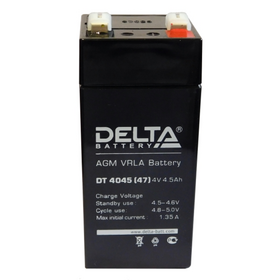 Аккумулятор DT 4045 (47мм) DELTA 4В 4,5Ач
