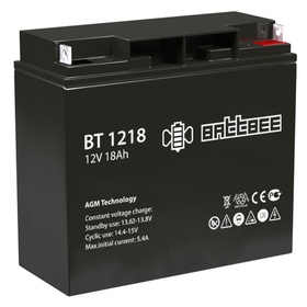 Аккумулятор BT 1218 Batbee 12В 18Ач