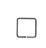 Элемент "Квадрат" 80x80 квадрат 12х6,0 металл серый 11.051 Postal