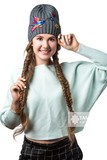 Женские вязанные шапки "Салли" оптом от производителя 