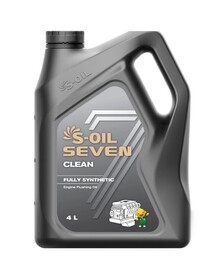 Промывочное масло синтетическое 4л S-OIL 7 CLEAN