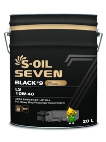 Масло моторное S-OIL 7 BLACK#9 LS DIESEL SAE 5W30 CK-4 20L