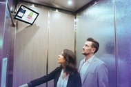 Реклама в лифтах в Москве