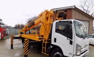 Аренда ямобура AICHI D70A на базе Isuzu Forward в Москве и области