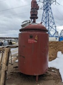 Варочный котел МЗС-210, объем — 1 куб.м., рубашка, мешалка, инв 3679