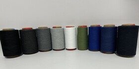 Пряжа смесовая (70% х/б & 30% п/э) 34/1 производства для носков