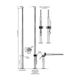 Опоры освещения ОГКС-ф-1,8-10,0