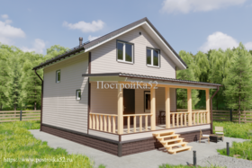 Каркасные дома под ключ Нижний Новгород от компании ПостройКа52