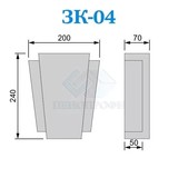 Фасадные замковые камни из пенопласта ЗК-04, ПСБ-С-25Ф. Фасадный декор из пенопласта