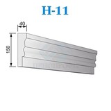Фасадные наличники из пенопласта (пенополистирола) Н-11, ПСБ-С-25Ф. Фасадный декор из пенопласта