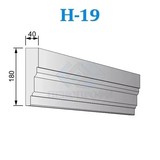 Фасадные наличники из пенопласта (пенополистирола) Н-19, ПСБ-С-25Ф. Фасадный декор из пенопласта