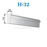 Фасадные наличники из пенопласта (пенополистирола) Н-32, ПСБ-С-25Ф. Фасадный декор из пенопласта