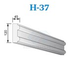 Фасадные наличники из пенопласта (пенополистирола) Н-37, ПСБ-С-25Ф. Фасадный декор из пенопласта