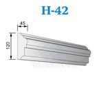 Фасадные наличники из пенопласта (пенополистирола) Н-42, ПСБ-С-25Ф. Фасадный декор из пенопласта