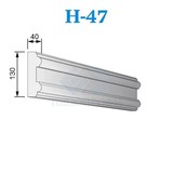 Фасадные наличники из пенопласта (пенополистирола) Н-47, ПСБ-С-25Ф. Фасадный декор из пенопласта
