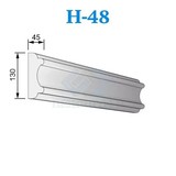 Фасадные наличники из пенопласта (пенополистирола) Н-48, ПСБ-С-25Ф. Фасадный декор из пенопласта