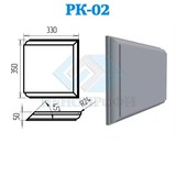 Фасадные рустовые камни из пенопласта боссажи РК-02, ПСБ-С-25Ф. Фасадный декор из пенопласта