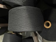 Смесовая пряжа для рабочих перчаток черный Nm10/1 х\б (китай)