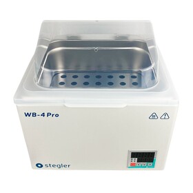 Водяная баня Stegler WB-4 Pro (15 л, Tкомн.+5...100 °С, 4 места)