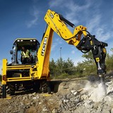 Аренда погрузчика JCB,  доп. гидромолот.  и Пермском крае.