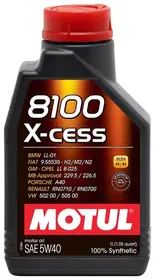 Моторное масло MOTUL 8100 X-CESS 5W-40 1л 109774/ 111681