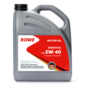 Масло моторное ROWE ESSENTIAL SAE 5W-40 (4 л)