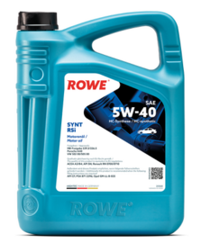 Масло моторное ROWE HIGHTEC SYNT RSI SAE 5W-40 5 л