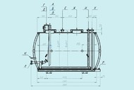 Двустенный горизонтальный резервуар РГСД-10 м3