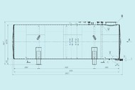 Двустенный горизонтальный резервуар РГСД-50 м3