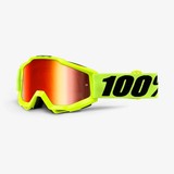 Очки 100% Accuri Fluo Yellow / Red Mirror Lens (50210-004-02)